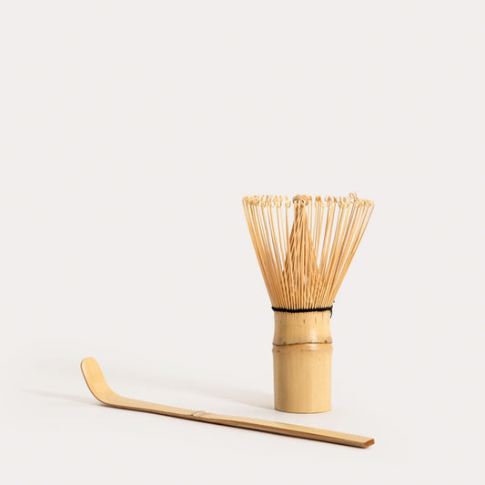 SATORRI Matcha Tea Set with Bamboo Broom and Measuring Cup