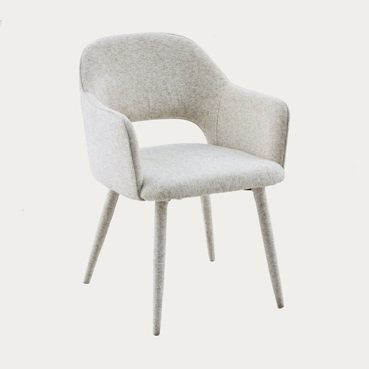 CONTE Chair in Beige Fabric - Durable & Comfortable Seating