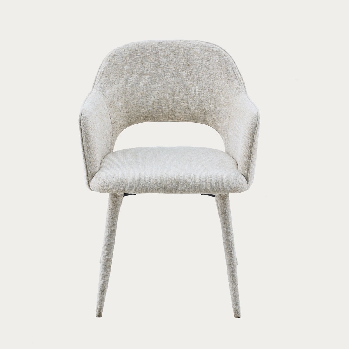 CONTE Chair in Beige Fabric - Durable & Comfortable Seating