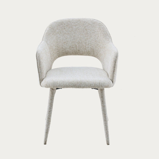 CONTE Chair in Beige Fabric - Durable & Comfortable Seating