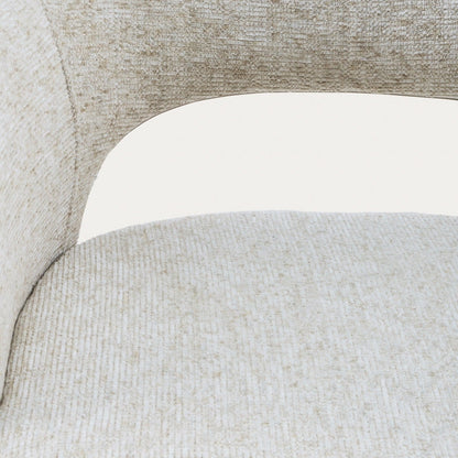 CONTE Chair in Beige Fabric - Durable & Comfortable Seating