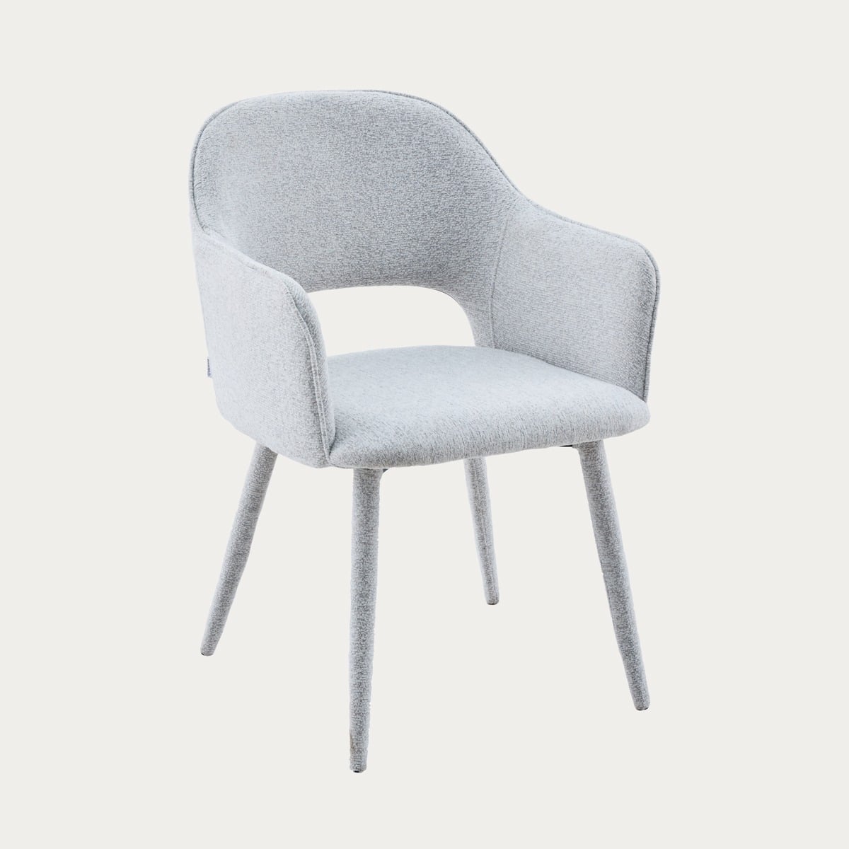 CONTE Chair in Grey Fabric - Durable & Stylish Seating