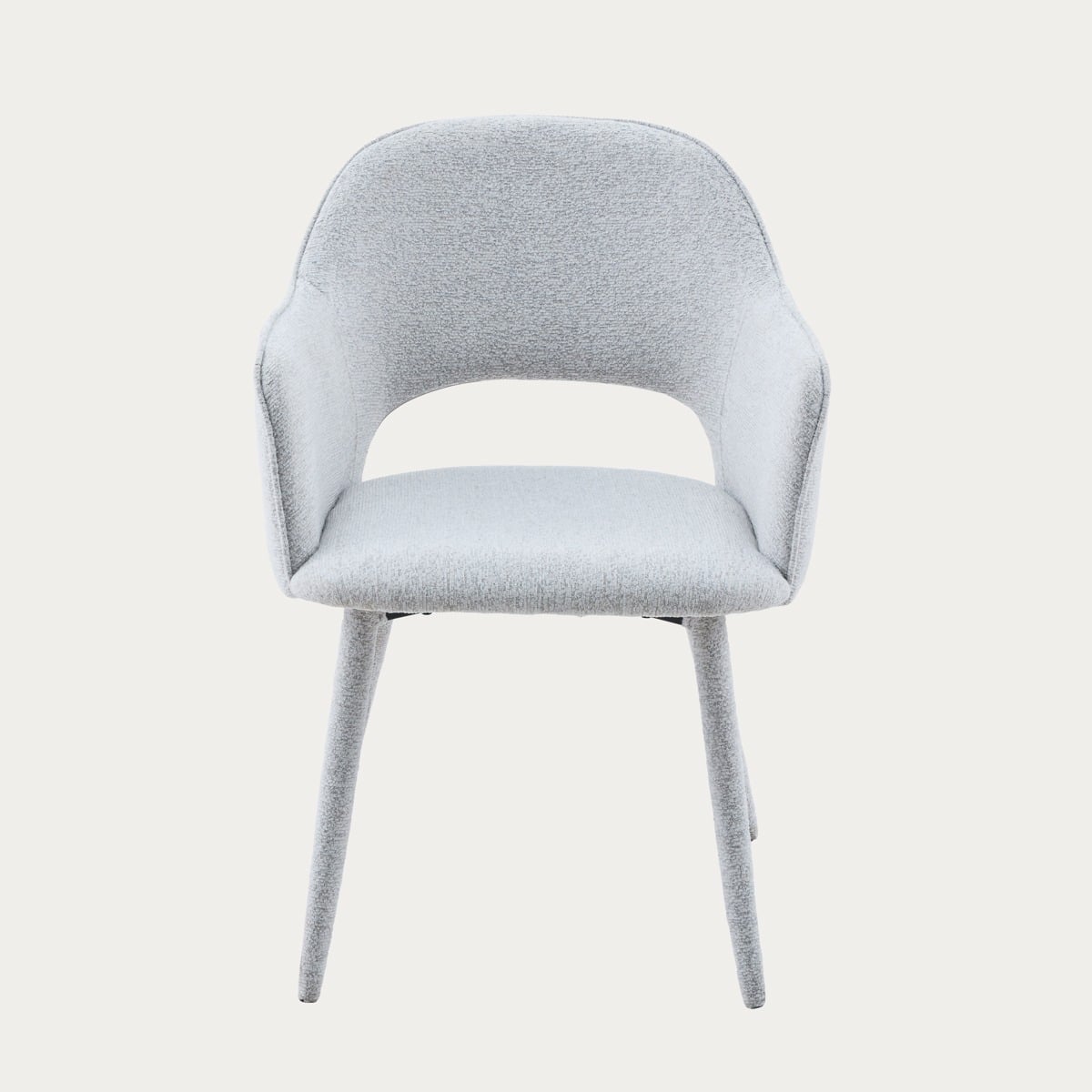 CONTE Chair in Grey Fabric - Durable & Stylish Seating