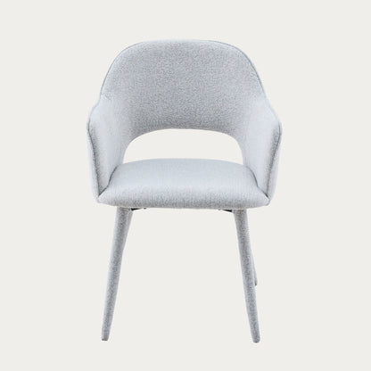CONTE Chair in Grey Fabric - Durable & Stylish Seating
