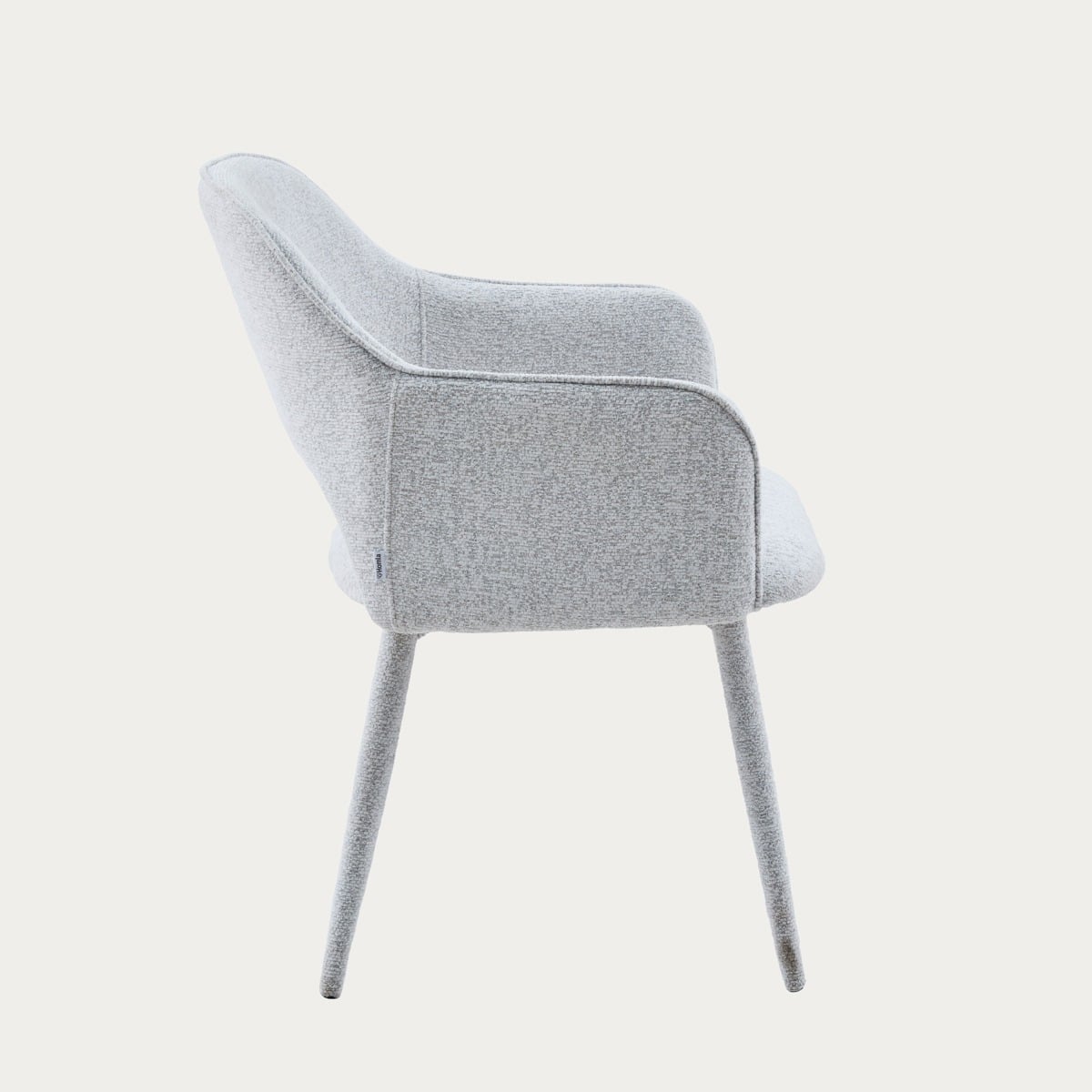 CONTE Chair in Grey Fabric - Durable & Stylish Seating
