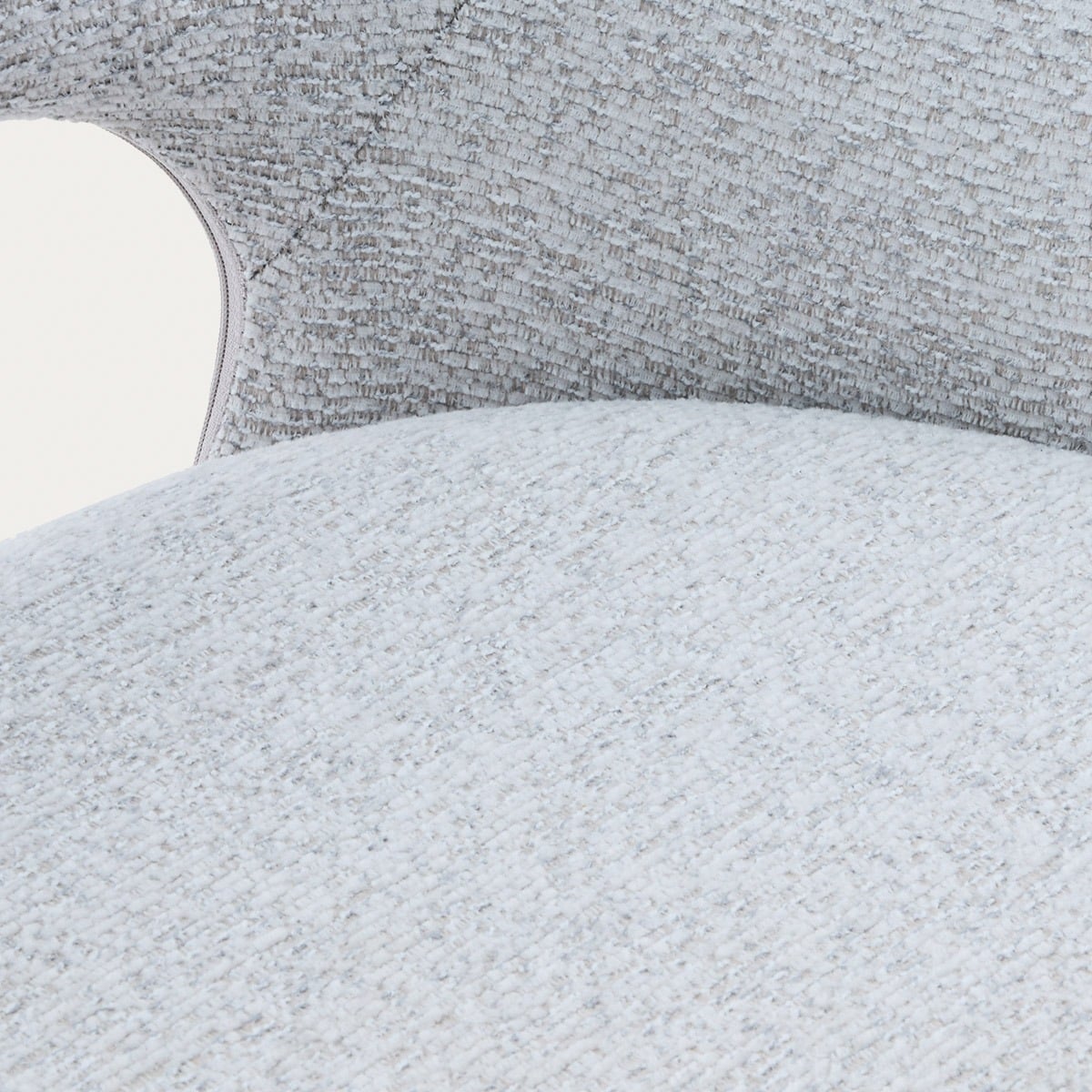 ALAGI Fabric Grey Chair with Metal Frame and Polyurethane Padding