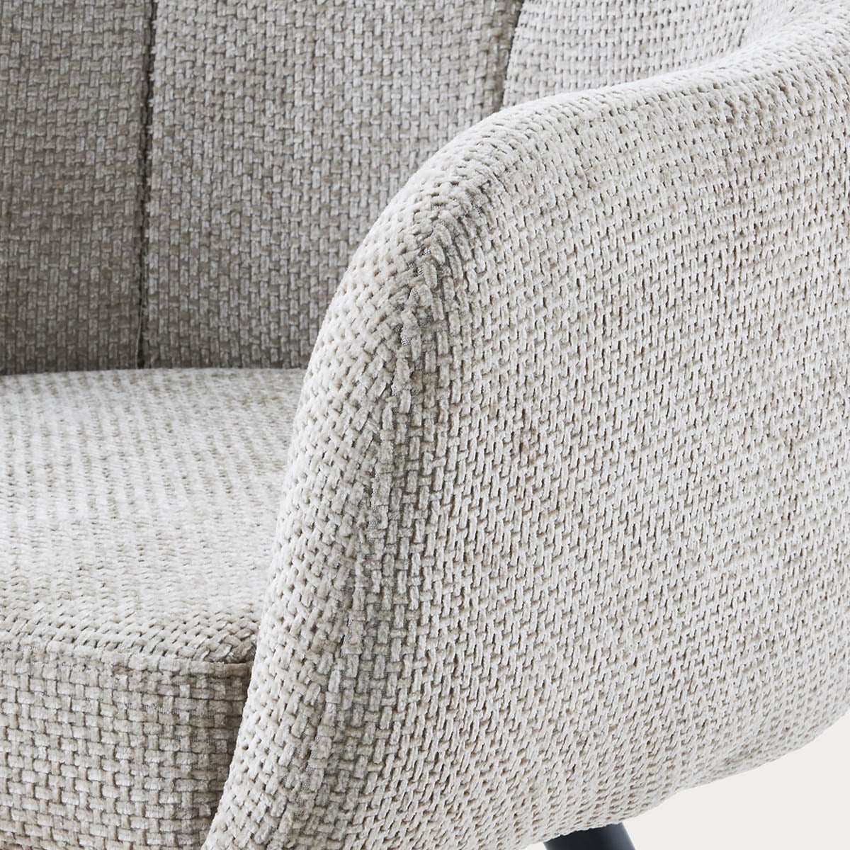 COMODO Swivel Chair in Beige Fabric