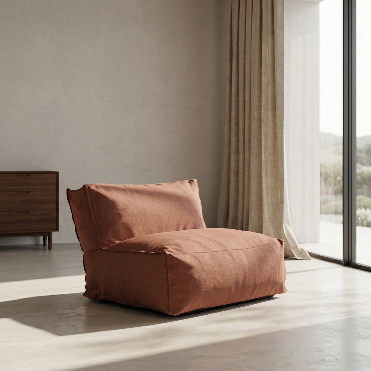BAGSY Garden Armchair Brick-Red 95x95x80 cm