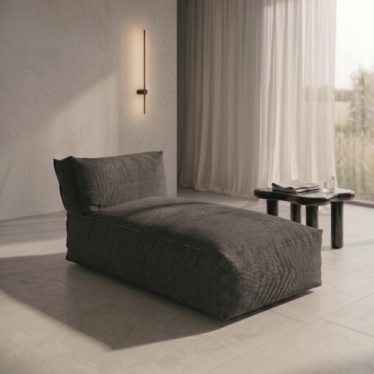 Couch BAGSY Grey Garden Lounger - Comfortable Outdoor Seating