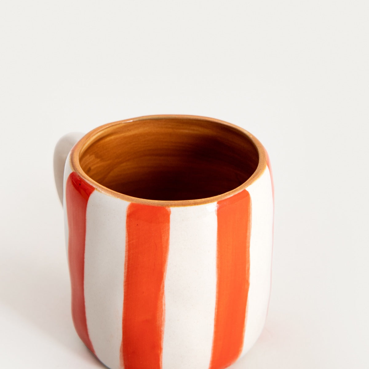 TORRIT Orange Stripes Ceramic Mug 0.1L