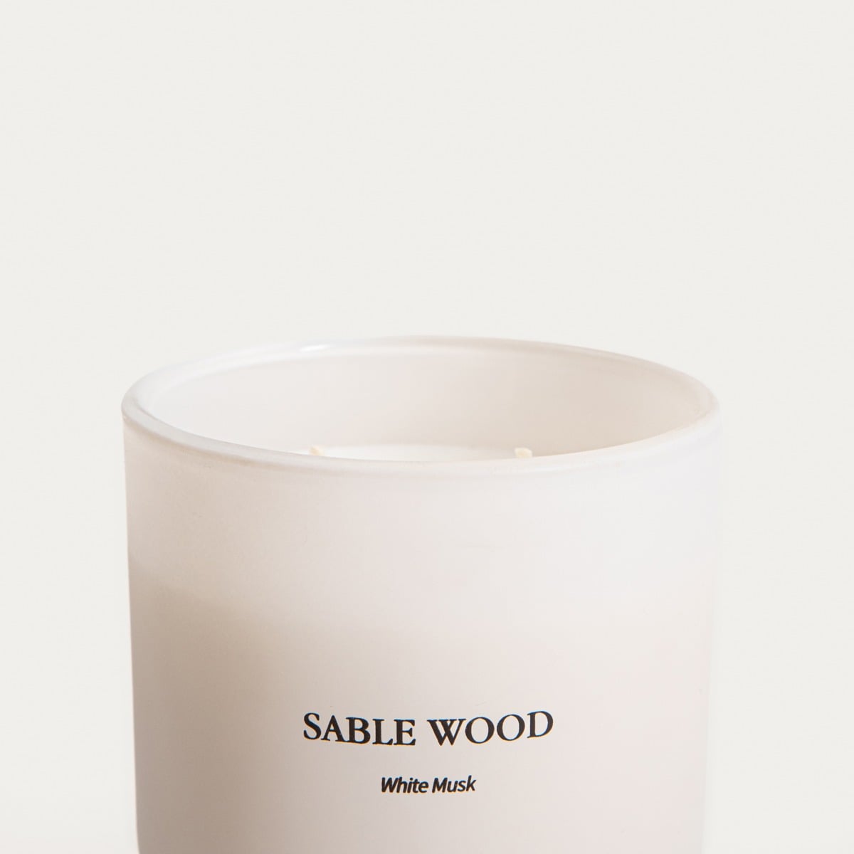 SABLE WOOD White Musk Scented Candle 400g