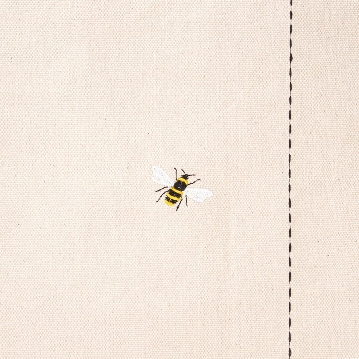BIENA Cotton Table Runner with Embroidered Bees 40x160cm