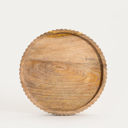 Linea Mango Serving Board with Irregular Rim 30 cm