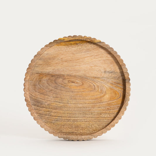 Linea Mango Serving Board with Irregular Rim 30 cm