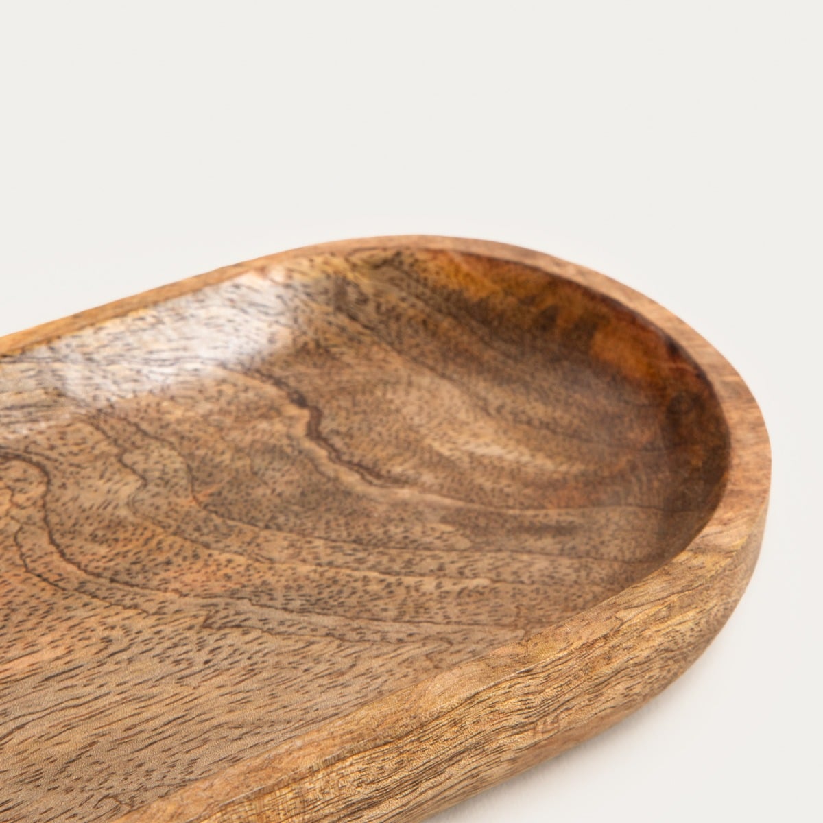 KESAR MANGO Oblong Serving Platter 45x14 cm Natural Wood
