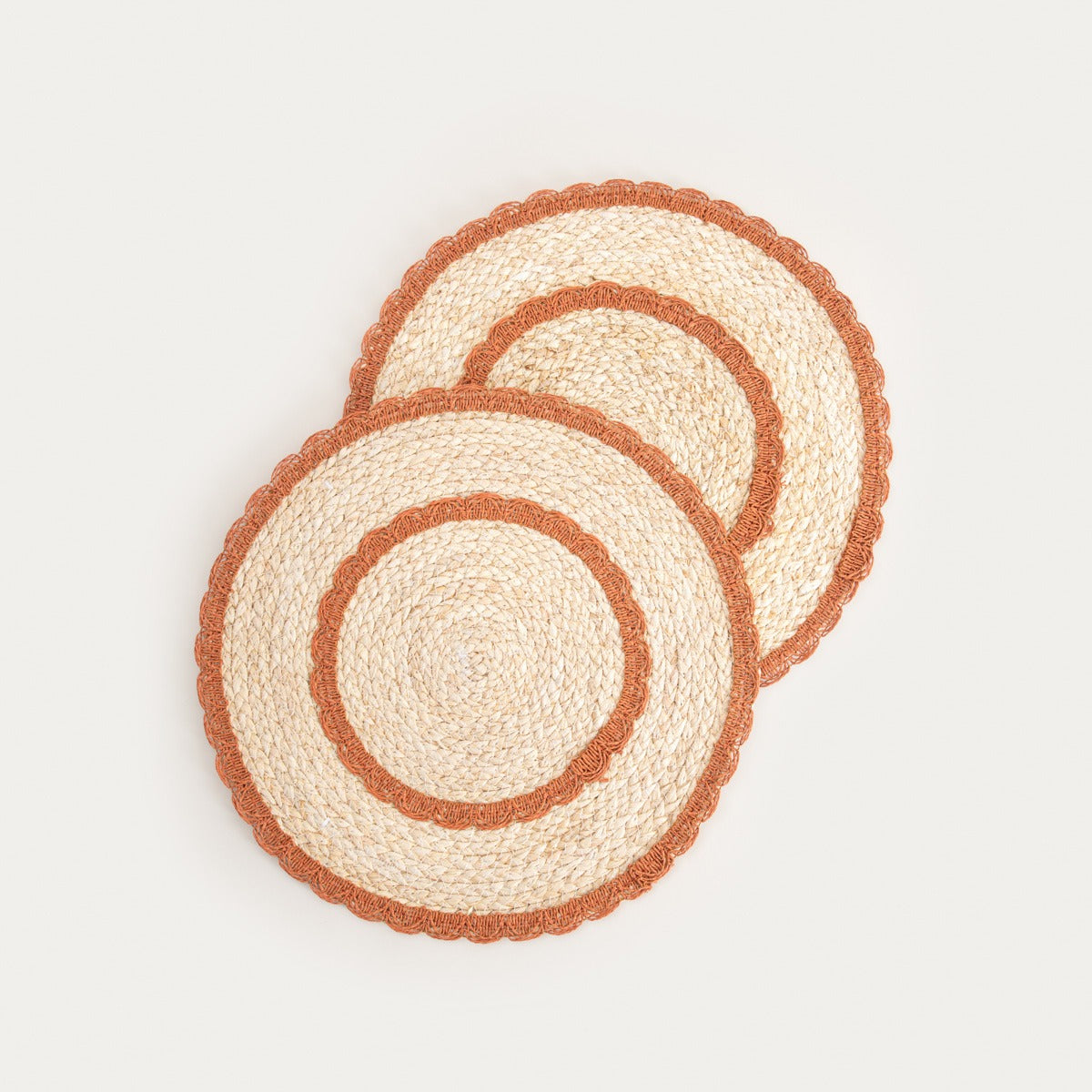 MAIZO Table Mats with Caramel Pattern, Set of 2, 38cm