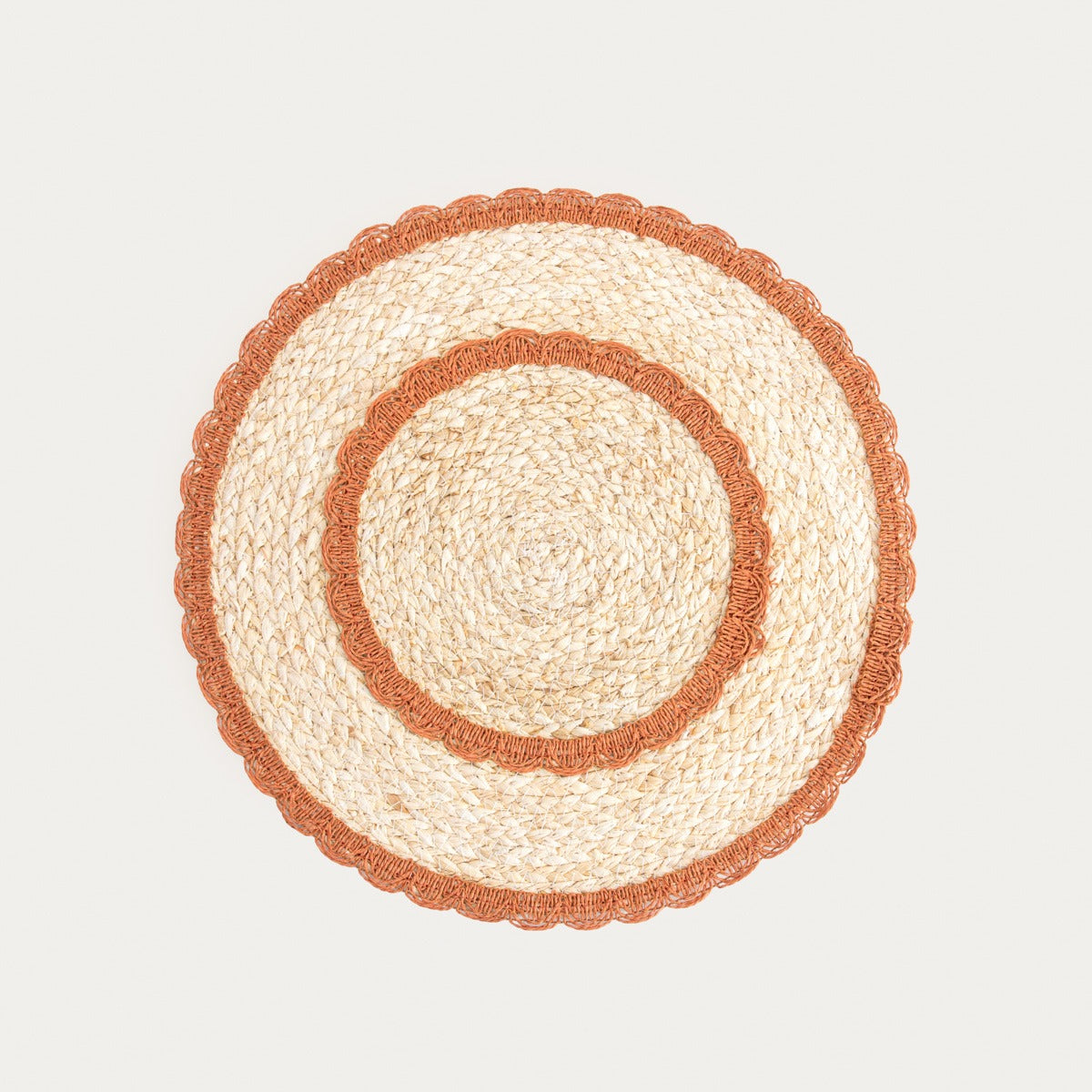 MAIZO Table Mats with Caramel Pattern, Set of 2, 38cm