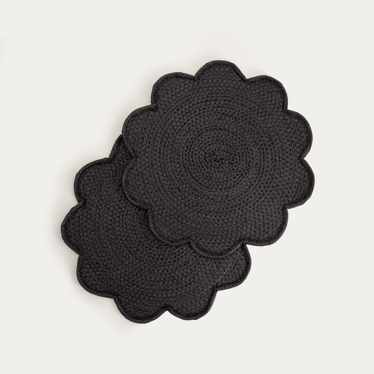 TALA Black Table Mats Set of 2, 38cm