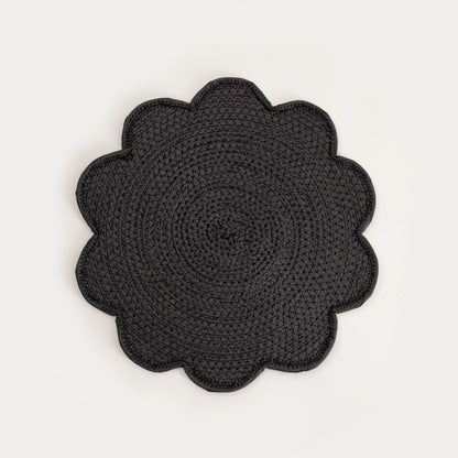 TALA Black Table Mats Set of 2, 38cm