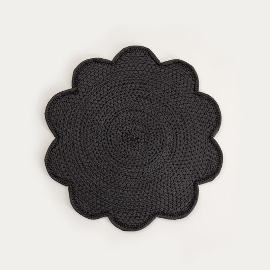 TALA Black Table Mats Set of 2, 38cm