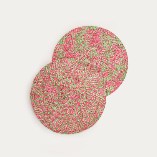 LIORA Table Mat with Colourful Pattern - 38cm