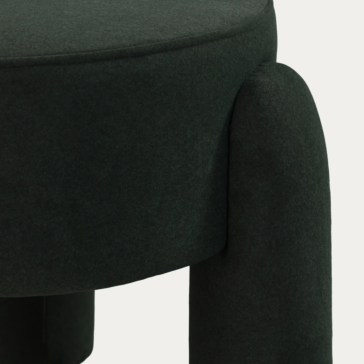 OLLERA Pouf in Green Fabric - Comfortable & Stylish