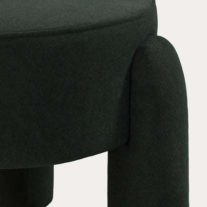 OLLERA Pouf in Green Fabric - Comfortable & Stylish