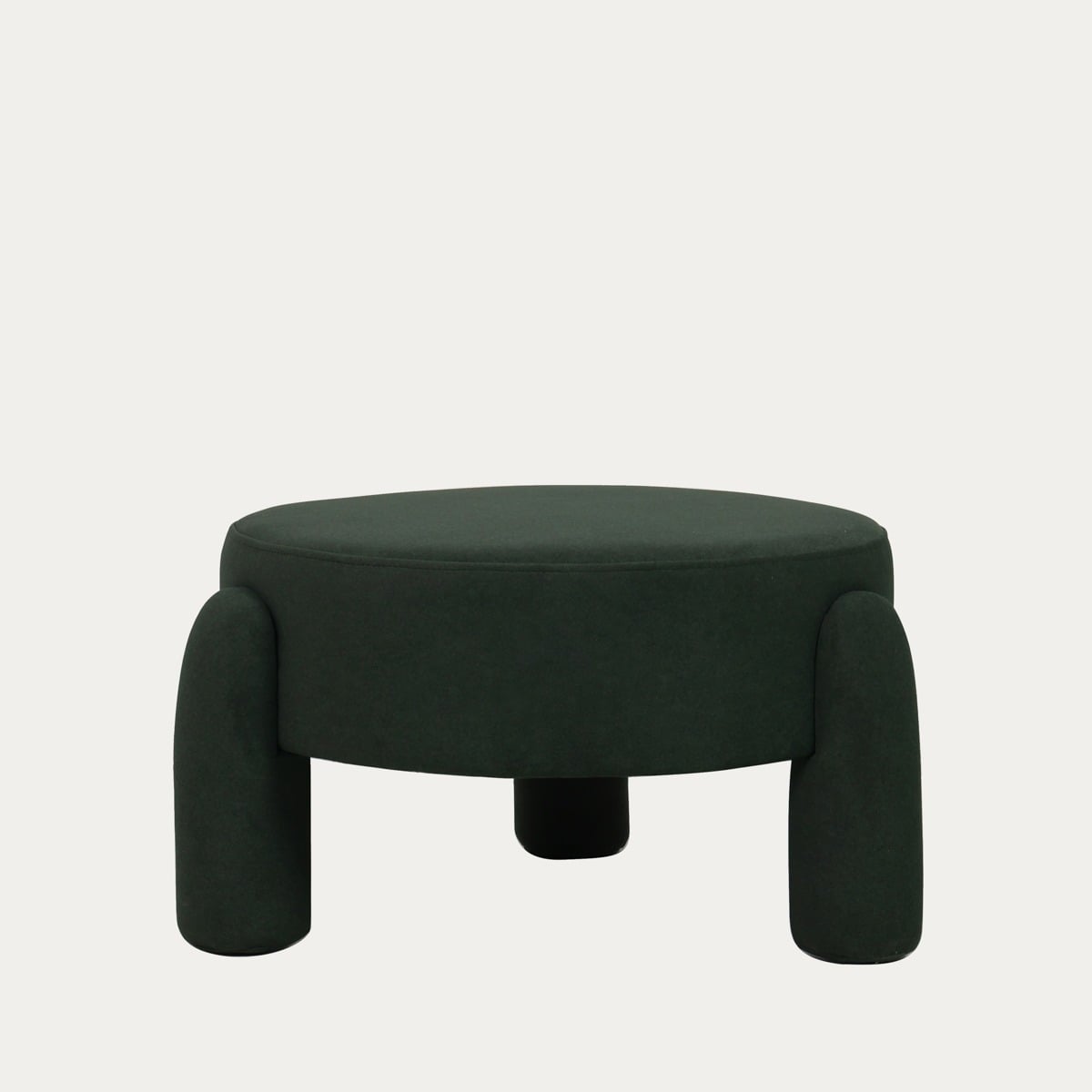 OLLERA Pouf in Green Fabric - Comfortable & Durable