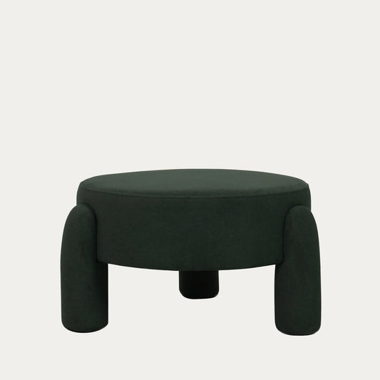 OLLERA Pouf in Green Fabric - Comfortable & Durable