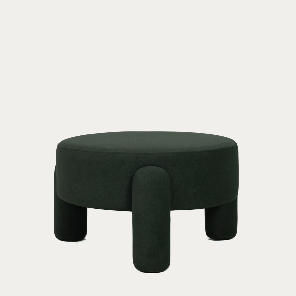 OLLERA Pouf in Green Fabric - Comfortable & Durable