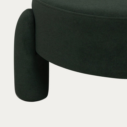 OLLERA Pouf in Green Fabric - Comfortable & Durable
