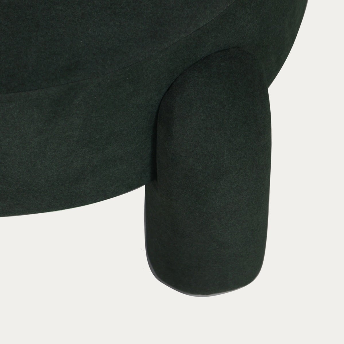 OLLERA Pouf in Green Fabric - Comfortable & Durable