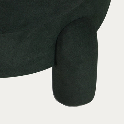 OLLERA Pouf in Green Fabric - Comfortable & Durable