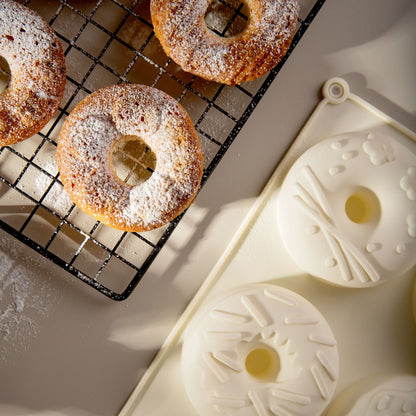 MOLLIS Silicone Donut Mould for Cream Sprinkles 27x16.5 cm