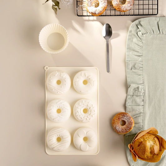 MOLLIS Silicone Donut Mould for Cream Sprinkles 27x16.5 cm