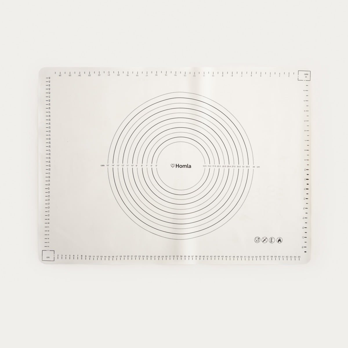 MOLLIS Silicone Kitchen Mat Cream 70x50 cm