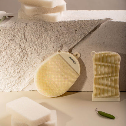 LUCENS Silicone Cream Cleaner 15x10cm - Durable & Gentle