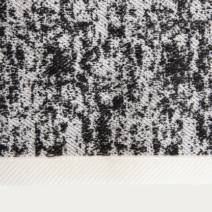 VIOLA Black and White Cotton Towel 70x130 cm