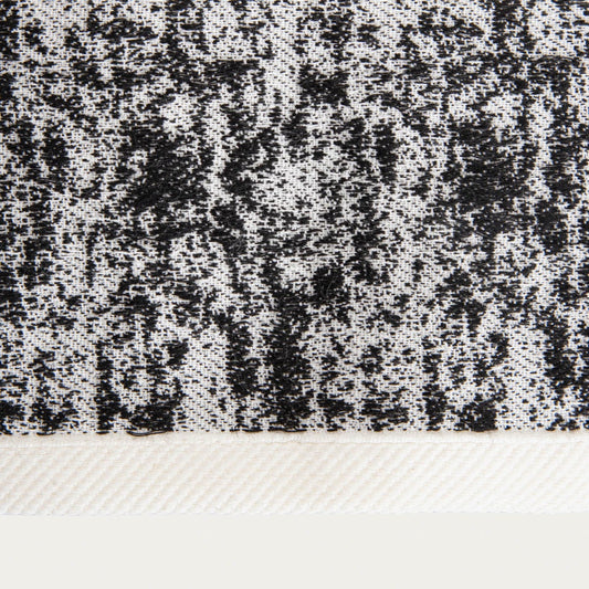 VIOLA Black and White Cotton Towel 70x130 cm