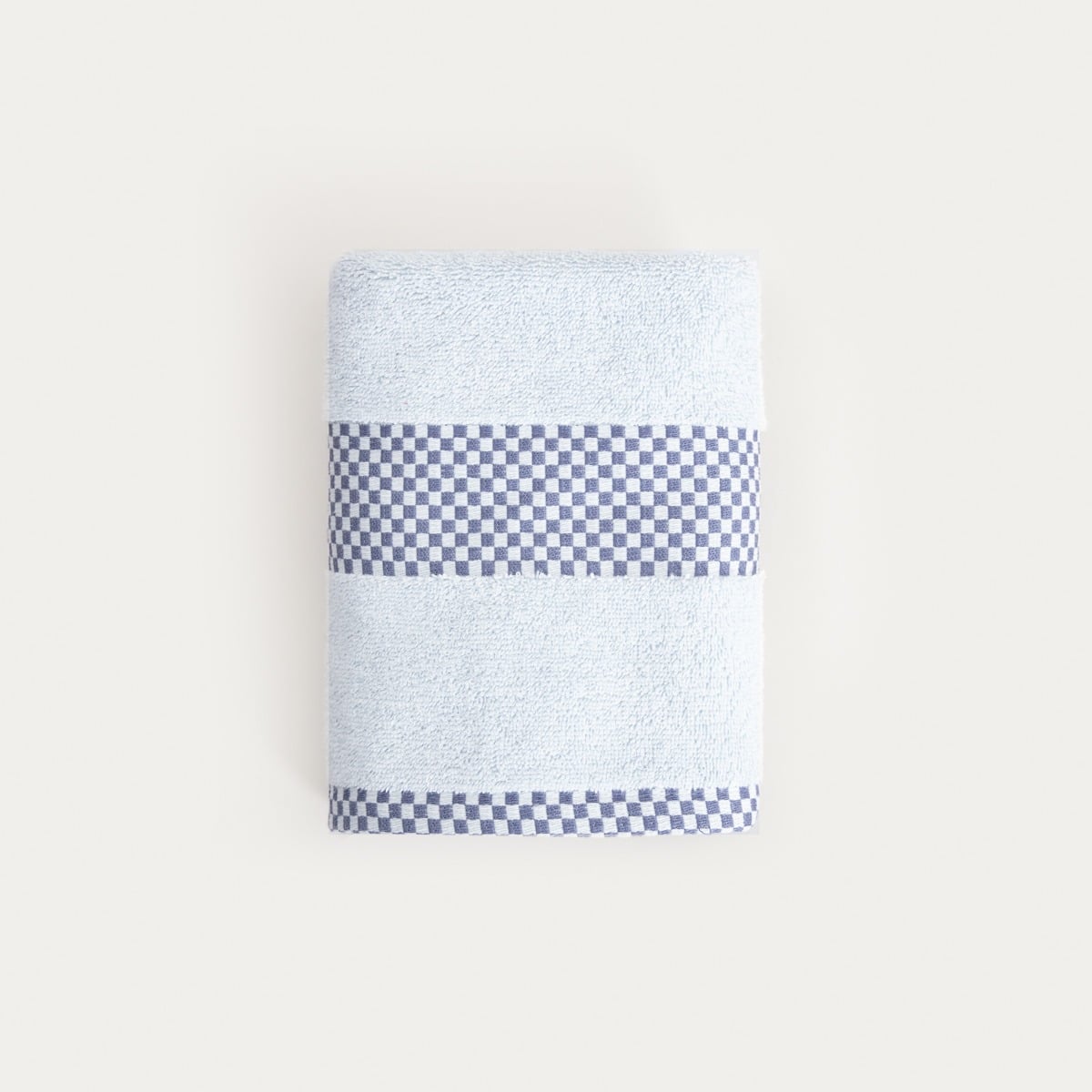 Towel TIVA Navy Check Cotton Towel 50x90 cm
