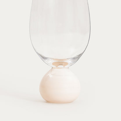PALLORA Glass with Milky Beige Sphere 0.4L