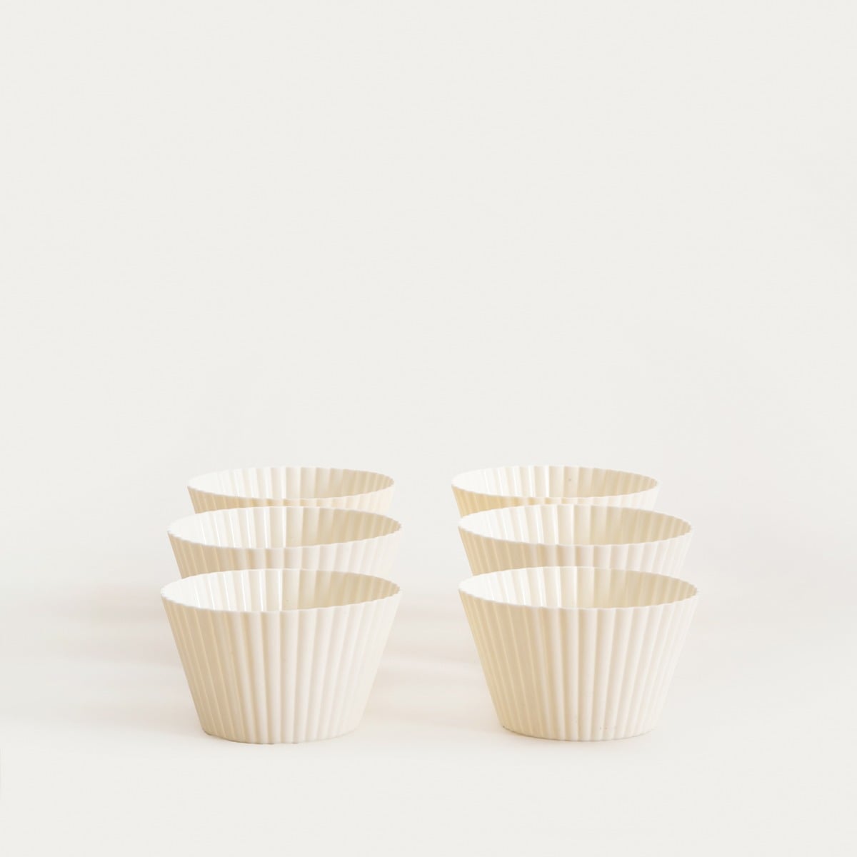 Set of moulds MOLLIS Silicone Cupcake Mould Set - 6 Cream Moulds