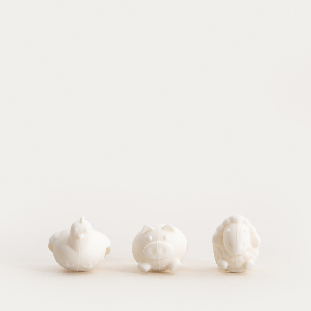 Set of pot stoppers Set of 3 Cream Silicone Pot Stoppers by MOLLIS