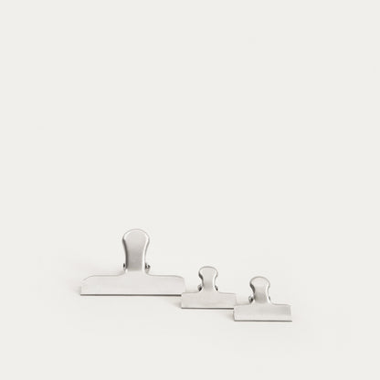 ONTARIO Silver Kitchen Clip Set - 3 Pieces