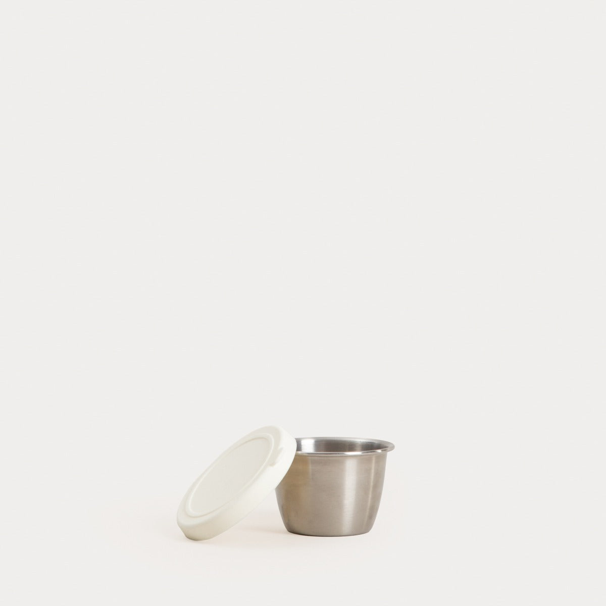 Set of 2 MOLLIS Metal Containers with Silicone Lid 70 ml