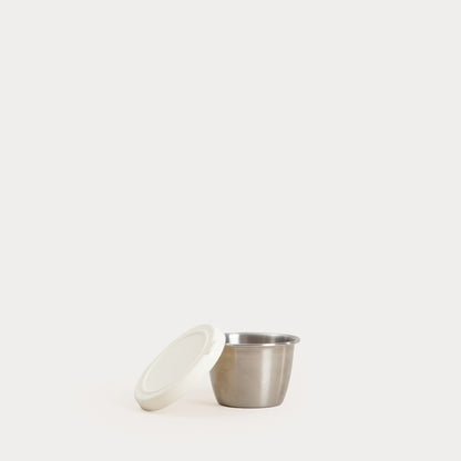 Set of 2 MOLLIS Metal Containers with Silicone Lid 70 ml