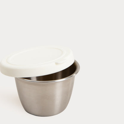 Set of 2 MOLLIS Metal Containers with Silicone Lid 70 ml