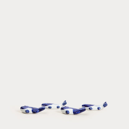 Set of holders Set of 4 KIOTO Fish-Shaped Ceramic Chopstick Holders