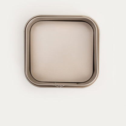 FEBE Square Baking Mould with Removable Bottom Gold 24x24x8 cm