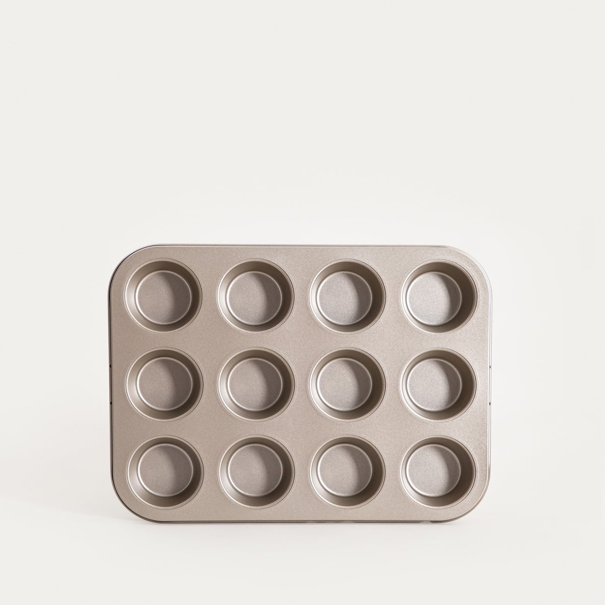 FEBE Gold Muffin Tin 12 Cavities - Carbon Steel Bakeware